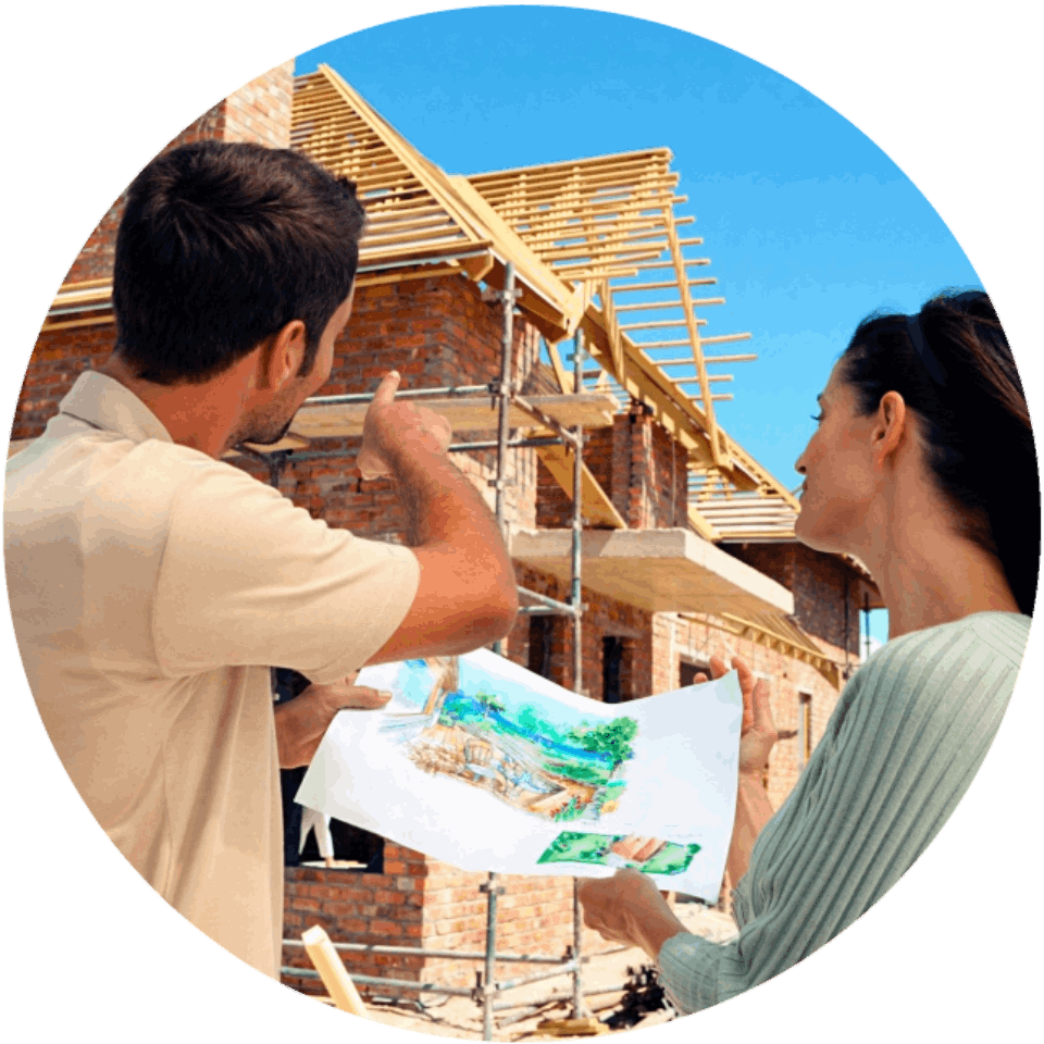 Vendre sur plans: visite du projet immobilier avec un courtier