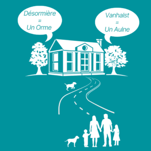 Pourquoi il y a des arbres dans le logo de l'agence immobilière Désormière & Vanhalst