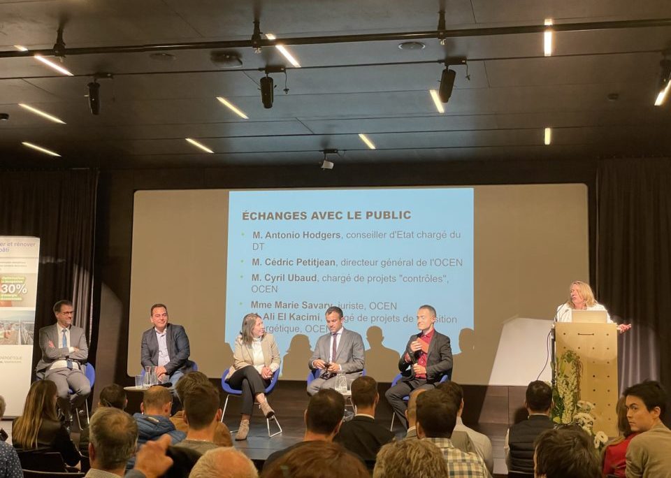 RV de l'énergie organisés par l'OCEN- nouvelle réglementation énergétique pour le bâti à Genève