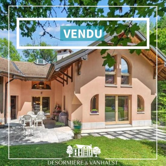 Magnifique maison individuelle à Troinex vendue avec l'agence immobilière Désormière & Vanhalst
