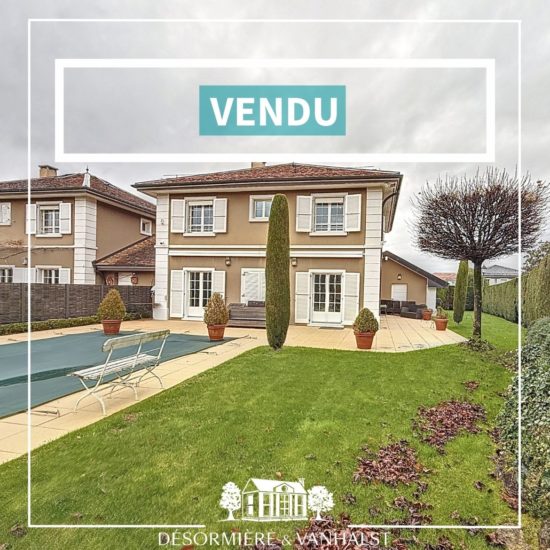 Superbe villa jumelle vendue à Veyrier avec l'agence immobilière Désormière & Vanhalst